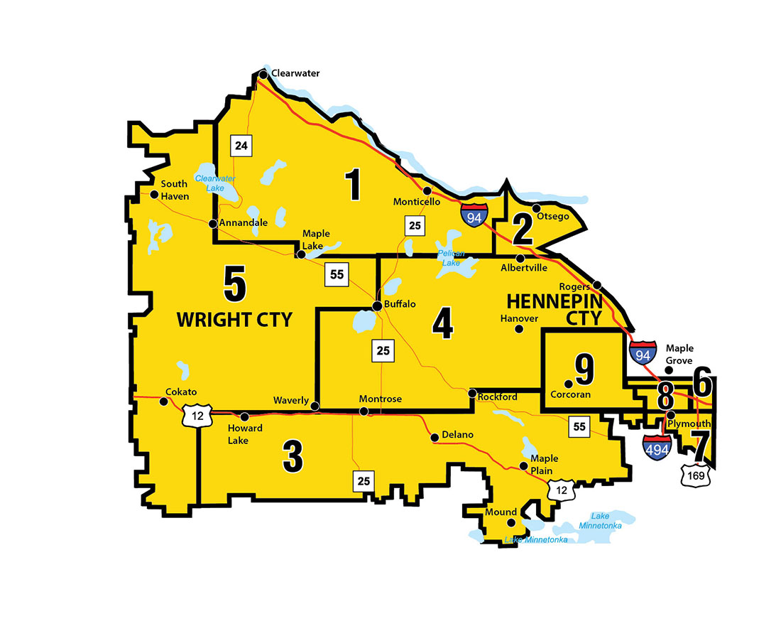 Hennepin County Zip Code Map - Map