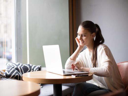 Woman on laptop