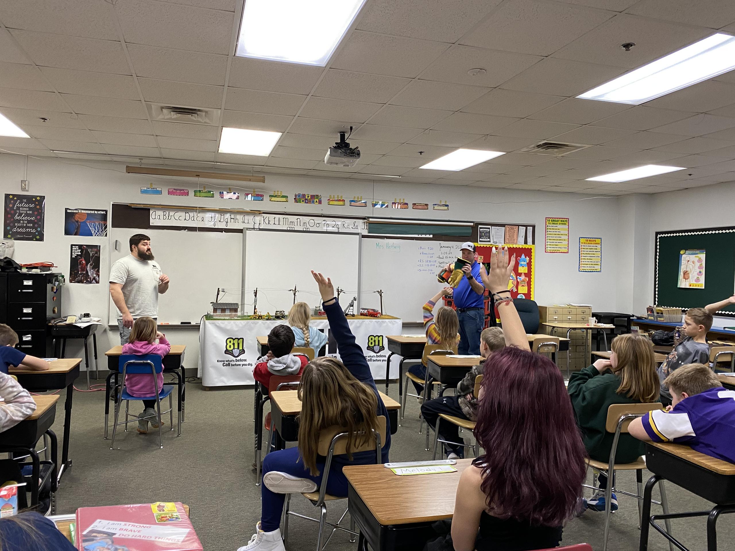 Wright-Hennepin Electric helps teach students about safety at their school