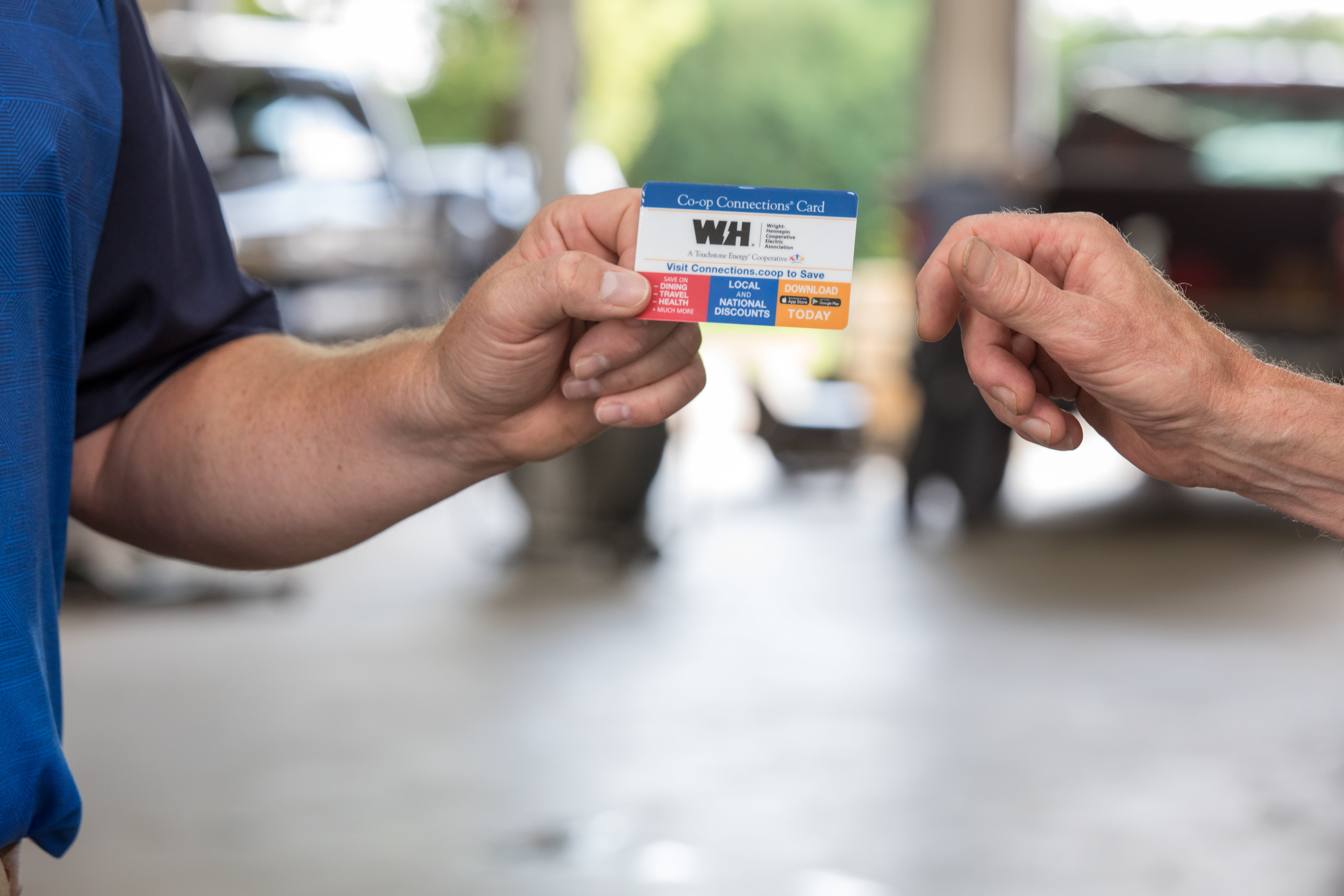 photo of connections card