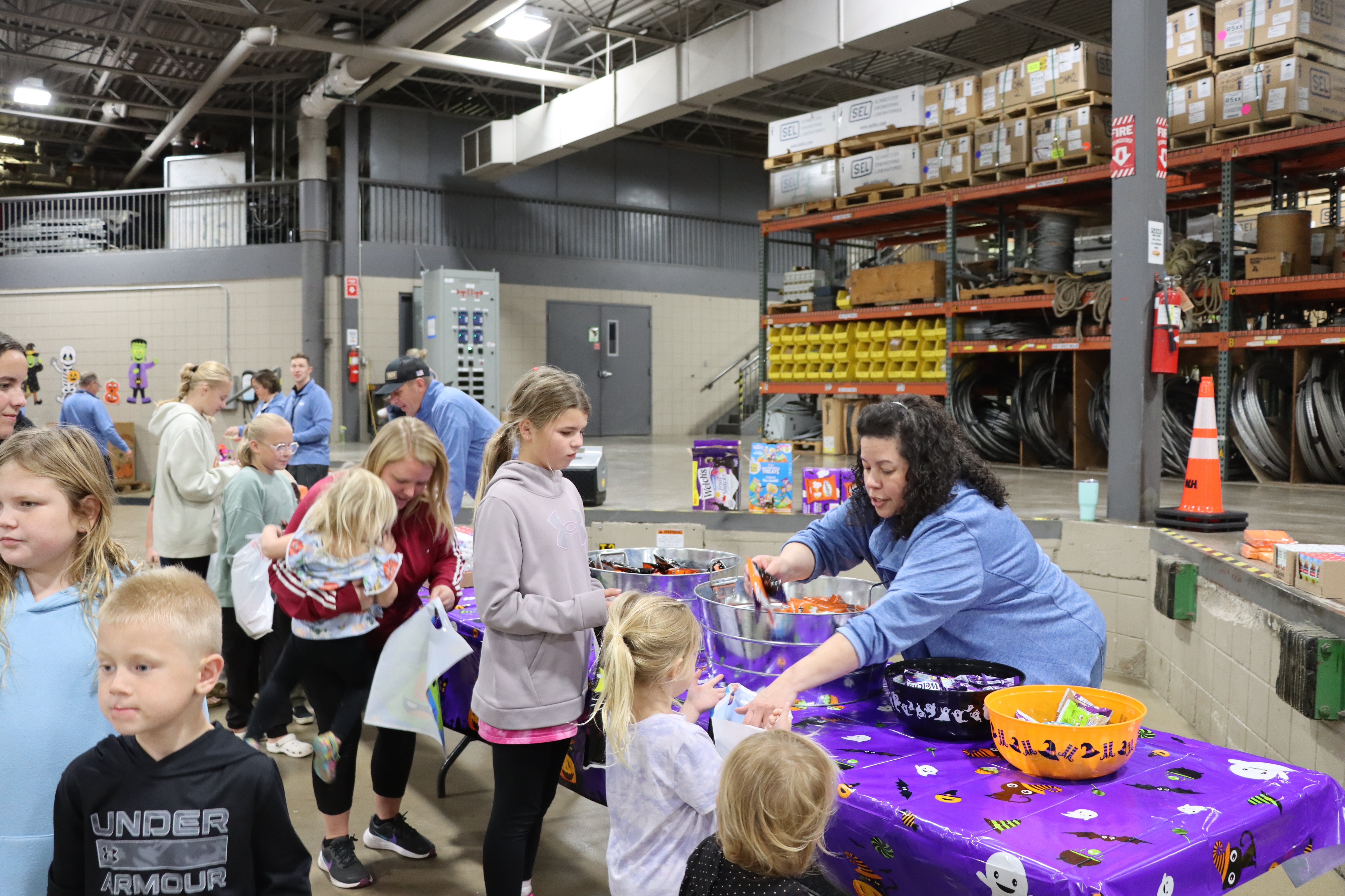 Kid's trick or treat at Fall Festival.