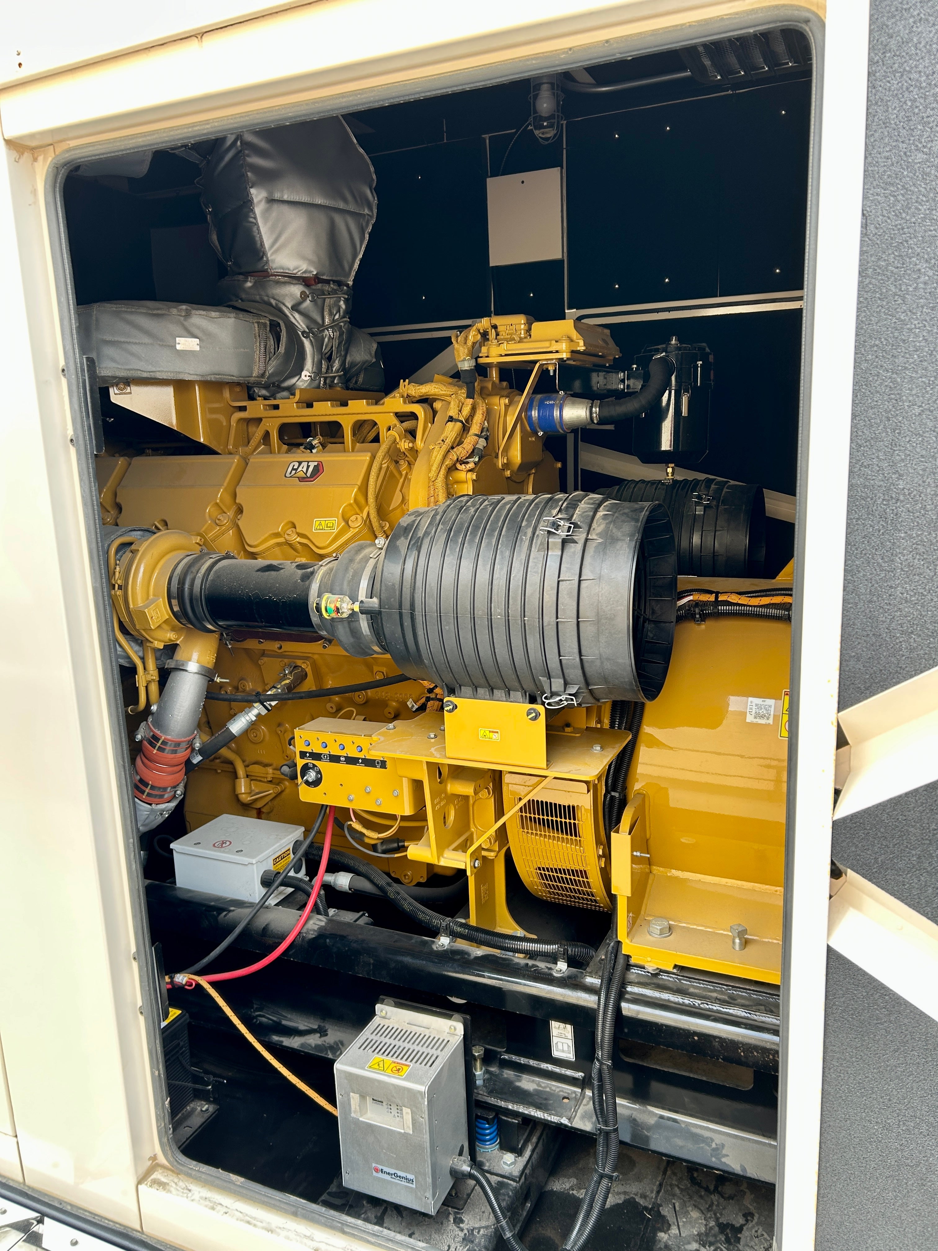 Yellow and black pumps and other electrical equipment