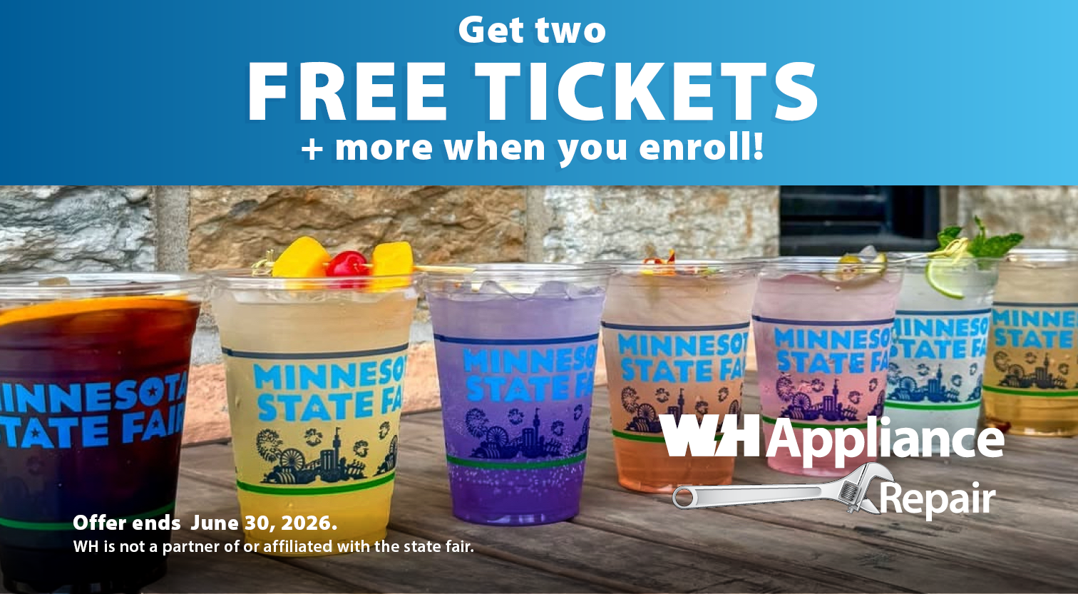 Two free tickets to MN State Fair for new WHAR customers