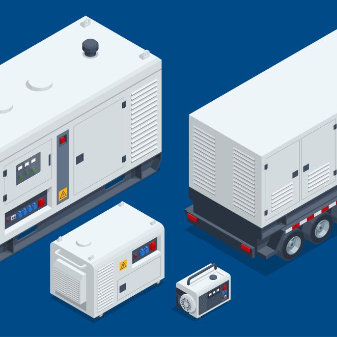 Various generators. 
