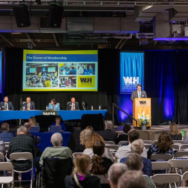 The stage at the 2026 Annual Meeting